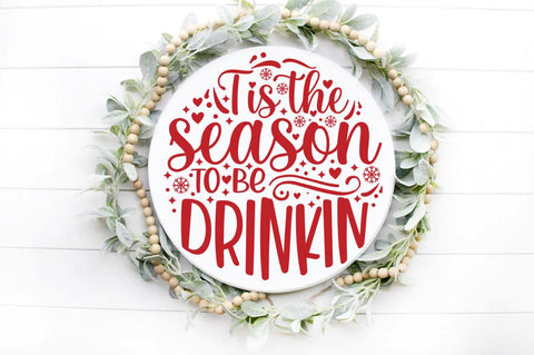 Christmas Round Sign SVG Bundle SVG SVG DESIGNISTIC 