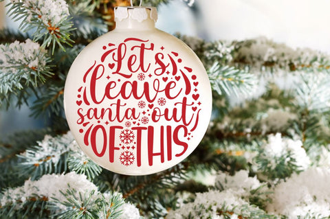 Christmas Round Sign SVG Bundle SVG SVG DESIGNISTIC 