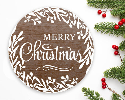 Christmas round signs svg Bundle, Christmas ornaments svg, Christmas door signs svg SVG Pretty Meerkat 