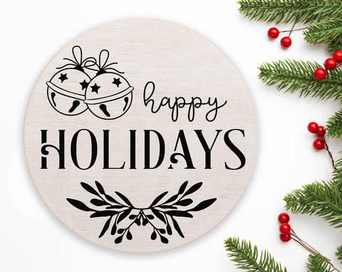 Christmas round signs svg Bundle, Christmas ornaments svg, Christmas door signs svg SVG Pretty Meerkat 