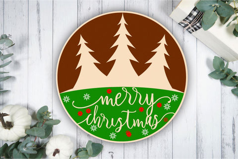 Christmas Round Signs Svg Bundle, Christmas Svg Bundle ,Christmas Ornament SVG BB Type Studios 