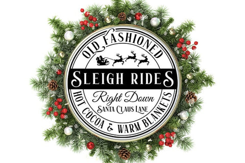 Christmas Round Signs SVG Bundle, Rustic Christmas Signs SVG Bundle, round sign bundle, Christmas, Merry and Bright Sign, Snowman Sign SVG etcify 