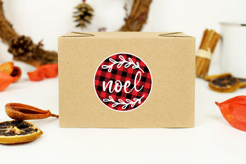 Christmas Round Stickers Bundle I Holiday Stickers Bundle Sublimation Happy Printables Club 