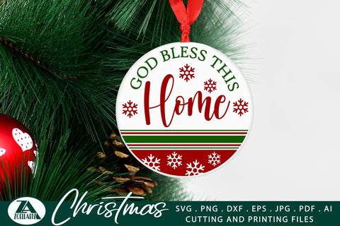 Christmas Round SVG Bundle Christmas Ornaments SVG Bundle SVG zoellartz 