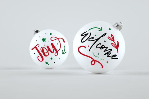Christmas Round SVG Bundle SVG Regulrcrative 