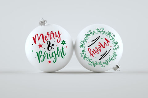 Christmas Round SVG Bundle SVG Regulrcrative 