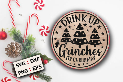 Christmas Round Svg Design Bundle SVG Rupkotha 