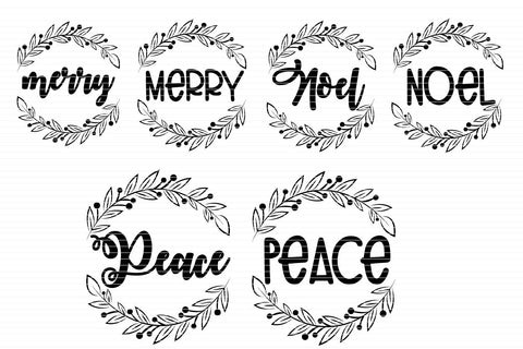 Christmas round svgs, Christmas ornaments round svgs SVG Paper Switch 