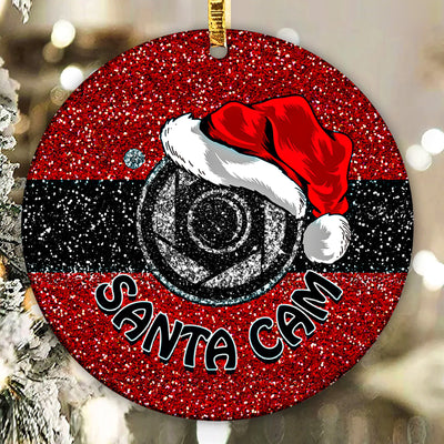 Christmas Santa Cam Ornament Png, Round Christmas Ornament, PNG Instant Download, Xmas Ornament Sublimation Designs Downloads Sublimation CaldwellArt 