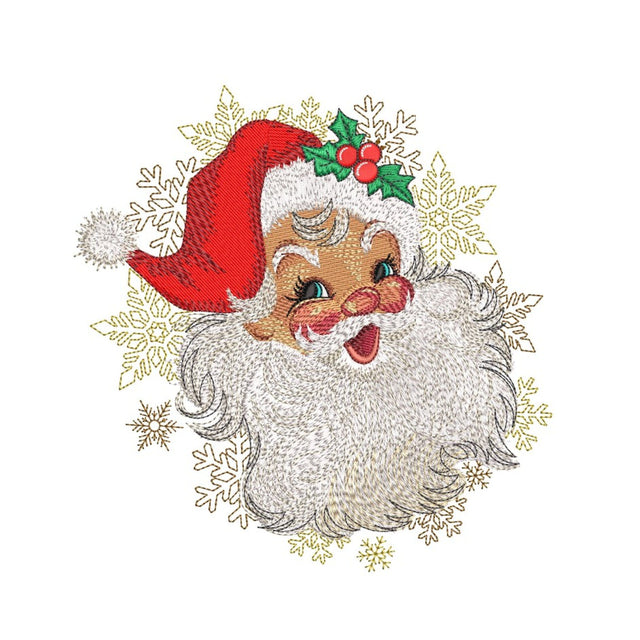 Christmas Santa Claus Embroidery Design, 3 sizes, Instant Download Embroidery/Applique DESIGNS Nino Nadaraia 