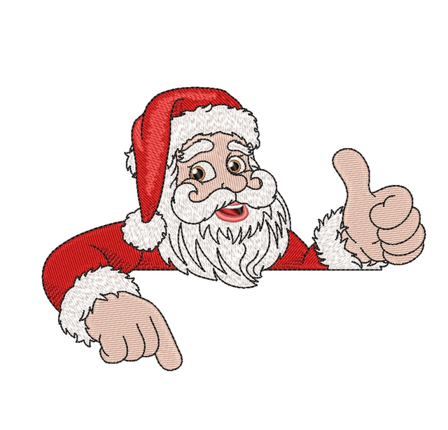 Christmas Santa Claus Embroidery Design, 4 sizes Embroidery/Applique DESIGNS Nino Nadaraia 