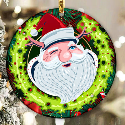 Christmas Santa Ornament Png, Round Christmas Ornament, PNG Instant Download, Xmas Ornament Sublimation Designs Downloads Sublimation CaldwellArt 