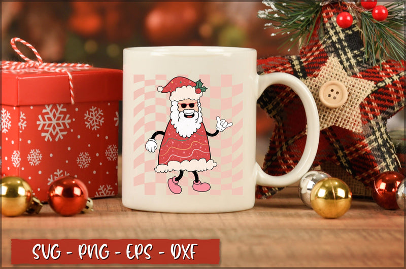 Christmas santa Retro SVG SVG Shetara Begum 
