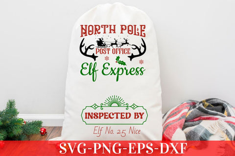 Christmas Santa Sack SVG Bundle SVG DESIGNISTIC 