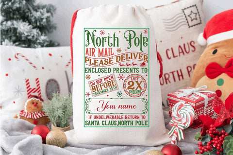 Christmas Santa Sack Svg Bundle SVG Regulrcrative 