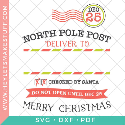 Christmas Santa Sack SVG Hey Let's Make Stuff 