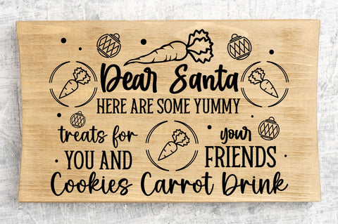 Christmas Santa Tray SVG Bundle SVG Regulrcrative 