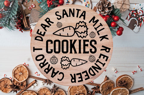 Christmas Santa Tray SVG Bundle SVG Regulrcrative 