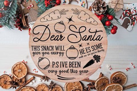 Christmas Santa Tray SVG Bundle SVG Regulrcrative 