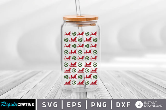 Christmas Santas carriage SVG Design SVG Regulrcrative 