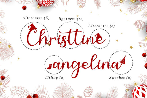 Christmas Saturday - A Christmas Special Script Font AEN Creative Store 
