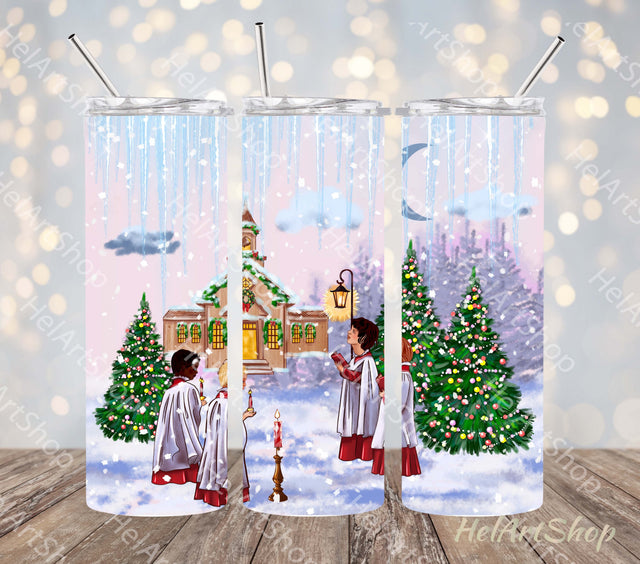 Christmas Scene Tumbler PNG | Sublimation Wrap PNG Sublimation _HelArtShop_ 