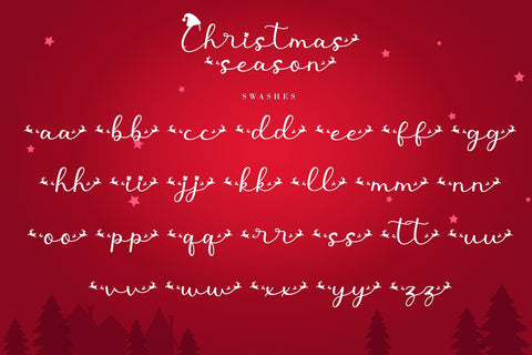 Christmas Season Font AEN Creative Store 