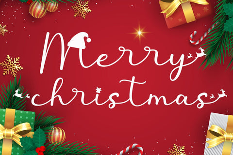 Christmas Season Font AEN Creative Store 