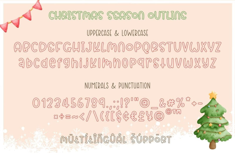 Christmas Season - Handwritten Font Trio - So Fontsy