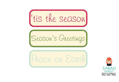 Christmas Sentiments SVG Sarah Hurley 