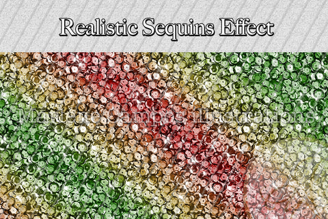 Christmas Sequins Skinny Tumbler Sublimation /Gold, Red, Green Sublimation Marlene Campos 