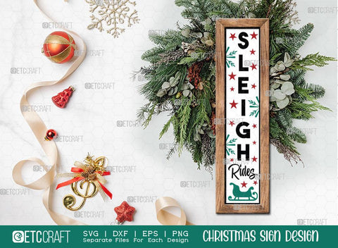 Christmas Sign Bundle Vol-11 | Ho Ho Ho Svg | Naughty Nice Svg | Sleigh Rides Svg | Warm Winter Wishes Svg | Christmas Wood Sign SVG ETC Craft 