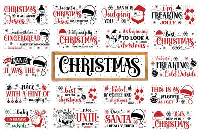 Christmas Sign Svg Bundle, Christmas Farmhouse Svg Bundle SVG designmaster24 