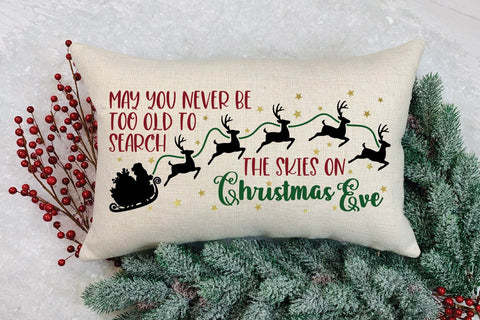 Christmas Sign SVG File - Santa and Reindeer SVG SVG Old Market 