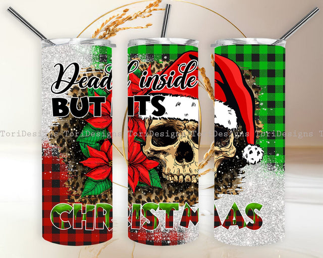 Christmas Skull PNG Sublimation Design Sublimation ToriDesigns 