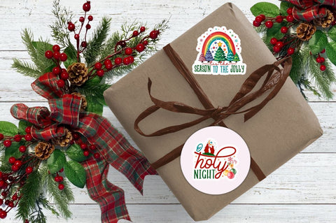 Christmas small business stickers Bundle Sublimation Regulrcrative 