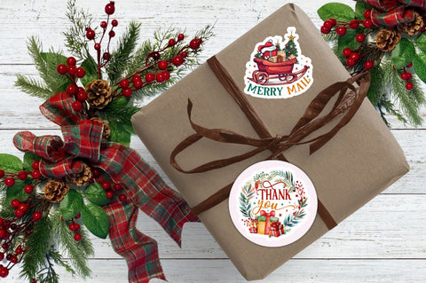 Christmas small business stickers Bundle Sublimation Regulrcrative 