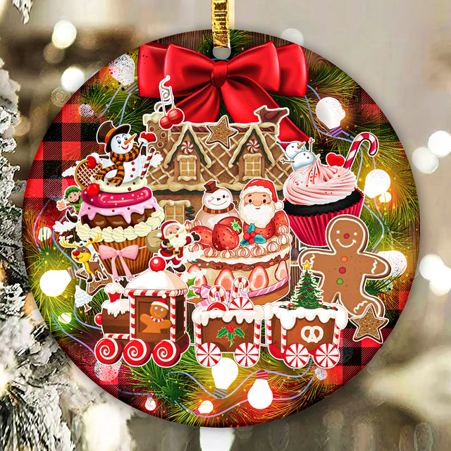 Christmas Snack Ornament Png, Round Christmas Ornament, PNG Instant Download, Xmas Ornament Sublimation Designs Downloads Sublimation CaldwellArt 
