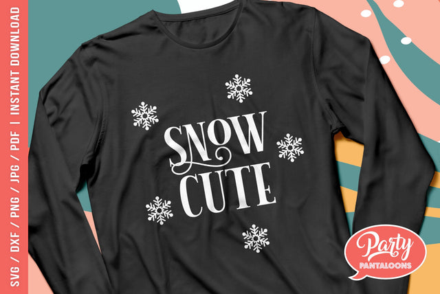 CHRISTMAS SNOW CUTE SVG | Christmas Svg SVG Partypantaloons 