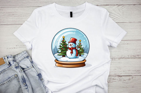 Christmas Snow Globe Bundle Sublimation Regulrcrative 