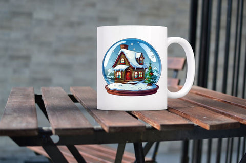 Christmas Snow Globe Bundle Sublimation Regulrcrative 