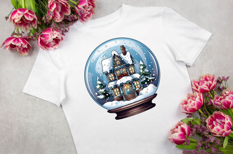 Christmas Snow Globe Bundle Sublimation Regulrcrative 