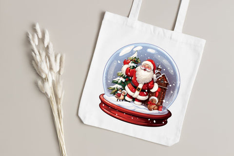 Christmas Snow Globe Clipart Bundle Sublimation Regulrcrative 