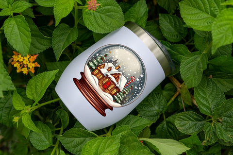 Christmas Snow Globe Clipart Bundle Sublimation Regulrcrative 