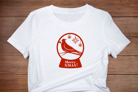 Christmas Snow Globe SVG. Christmas Cut File. Christmas Sign SVG Olga Terlyanskaya 