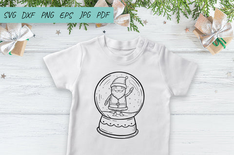 Christmas Snow Globe SVG | Christmas Decor Cut File SVG Irina Ostapenko 