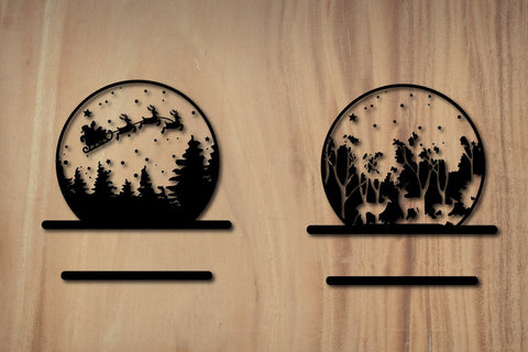 Christmas Snow Globe SVG File, Christmas svg SVG dadan_pm 