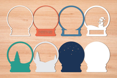 Christmas Snowball - 3D Layered Paper Cut SVG SVG Slim Studio 