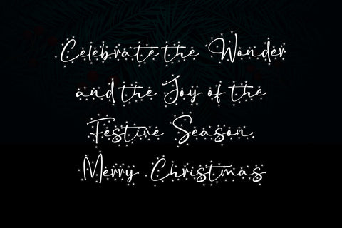 Christmas Snowflake Font Stefani Letter 