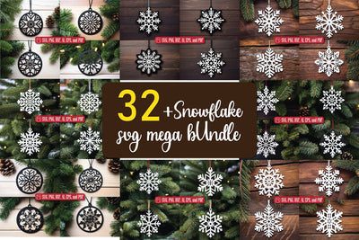 Christmas Snowflake Ornament SVG Bundle SVG MD JOYNAL ABDIN 